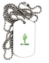 TooLoud Not a Hugger Adult Dog Tag Chain Necklace-Dog Tag Necklace-TooLoud-1 Piece-Davson Sales