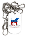 RePUPlican Adult Dog Tag Chain Necklace-Dog Tag Necklace-TooLoud-1 Piece-Davson Sales