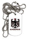 Bundeswehr Logo with Text Adult Dog Tag Chain Necklace-Dog Tag Necklace-TooLoud-12 Pieces-Davson Sales