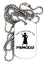 Don't Mess With The Princess Adult Dog Tag Chain Necklace-Dog Tag Necklace-TooLoud-1 Piece-Davson Sales