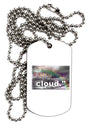 Rainbow in Cloud M Angelou Adult Dog Tag Chain Necklace by TooLoud-Dog Tag Necklace-TooLoud-1 Piece-Davson Sales