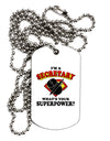 Secretary - Superpower Adult Dog Tag Chain Necklace-Dog Tag Necklace-TooLoud-1 Piece-Davson Sales