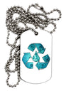 Water Conservation Adult Dog Tag Chain Necklace by TooLoud-Dog Tag Necklace-TooLoud-White-Davson Sales