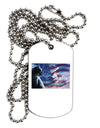 All American Cat Adult Dog Tag Chain Necklace by TooLoud-Dog Tag Necklace-TooLoud-White-Davson Sales