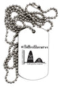Flatten the Curve Graph Adult Dog Tag Chain Necklace - 1 Piece Tooloud