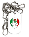 Mexican Flag Extraterrestrial Adult Dog Tag Chain Necklace by TooLoud-Dog Tag Necklace-TooLoud-1 Piece-Davson Sales