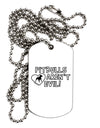 Pitbulls Aren't Evil Adult Dog Tag Chain Necklace-Dog Tag Necklace-TooLoud-1 Piece-Davson Sales