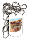Arizona Montezuma Castle Adult Dog Tag Chain Necklace-Dog Tag Necklace-TooLoud-12 Pieces-Davson Sales