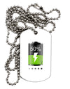 Half Energy 50 Percent Adult Dog Tag Chain Necklace-Dog Tag Necklace-TooLoud-1 Piece-Davson Sales