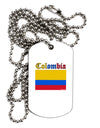 Colombia Flag Adult Dog Tag Chain Necklace-Dog Tag Necklace-TooLoud-1 Piece-Davson Sales