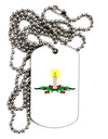 Christmas Candle Adult Dog Tag Chain Necklace-Dog Tag Necklace-TooLoud-1 Piece-Davson Sales