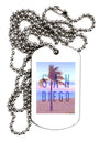 San Diego Beach Filter Adult Dog Tag Chain Necklace-Dog Tag Necklace-TooLoud-1 Piece-Davson Sales