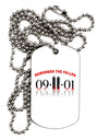 Remember The Fallen 91101 Adult Dog Tag Chain Necklace-Dog Tag Necklace-TooLoud-1 Piece-Davson Sales