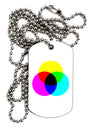 CMYK Color Model Adult Dog Tag Chain Necklace by TooLoud-Dog Tag Necklace-TooLoud-1 Piece-Davson Sales