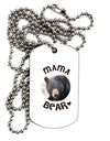 Black Bear - Mama Bear Adult Dog Tag Chain Necklace-Dog Tag Necklace-TooLoud-12 Pieces-Davson Sales