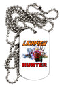 Lionfish Hunter Adult Dog Tag Chain Necklace-Dog Tag Necklace-TooLoud-White-Davson Sales