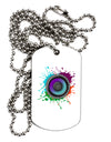 Paint Splatter Speaker Adult Dog Tag Chain Necklace-Dog Tag Necklace-TooLoud-1 Piece-Davson Sales