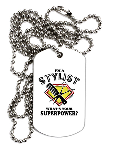 Stylist - Superpower Adult Dog Tag Chain Necklace-Dog Tag Necklace-TooLoud-1 Piece-Davson Sales