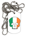 Skull Flag Ireland Adult Dog Tag Chain Necklace-Dog Tag Necklace-TooLoud-1 Piece-Davson Sales