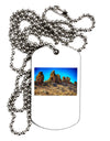 Crags in Colorado Adult Dog Tag Chain Necklace by TooLoud-Dog Tag Necklace-TooLoud-1 Piece-Davson Sales