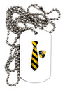 Wizard Tie Yellow and Black Adult Dog Tag Chain Necklace by TooLoud-TooLoud-1 Piece-Davson Sales