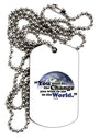 Change In The World Gandhi Adult Dog Tag Chain Necklace