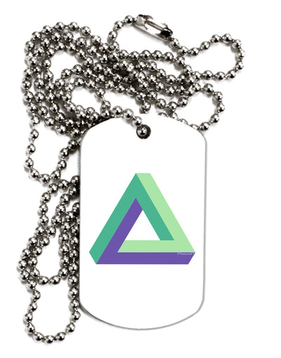 Impossible Triangle Loop Adult Dog Tag Chain Necklace-Dog Tag Necklace-TooLoud-1 Piece-Davson Sales