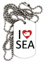 I Heart Seattle Adult Dog Tag Chain Necklace-Dog Tag Necklace-TooLoud-1 Piece-Davson Sales