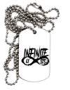 Infinite Lists Adult Dog Tag Chain Necklace by TooLoud
