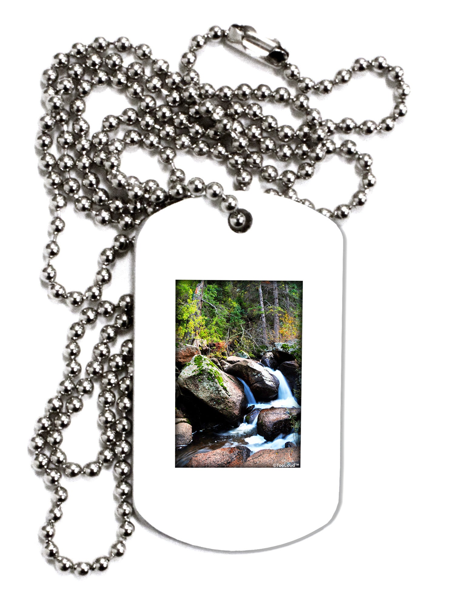 Rockies River Adult Dog Tag Chain Necklace-Dog Tag Necklace-TooLoud-1 Piece-Davson Sales