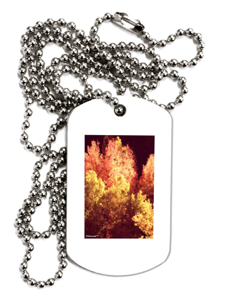 Autumn In Aspen Adult Dog Tag Chain Necklace-Dog Tag Necklace-TooLoud-12 Pieces-Davson Sales