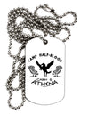 Camp Half Blood Cabin 6 Athena Adult Dog Tag Chain Necklace by TooLoud