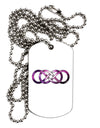 Double Ininifty Galaxy Adult Dog Tag Chain Necklace-Dog Tag Necklace-TooLoud-1 Piece-Davson Sales