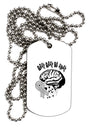 TooLoud Gray Gray Go Away Adult Dog Tag Chain Necklace-Dog Tag Necklace-TooLoud-1 Piece-Davson Sales