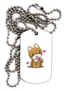 Kawaii Puppy Adult Dog Tag Chain Necklace-Dog Tag Necklace-TooLoud-1 Piece-Davson Sales