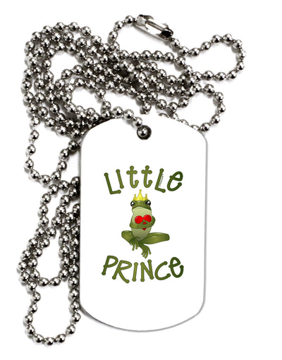 Little Prince Frog Adult Dog Tag Chain Necklace-Dog Tag Necklace-TooLoud-1 Piece-Davson Sales