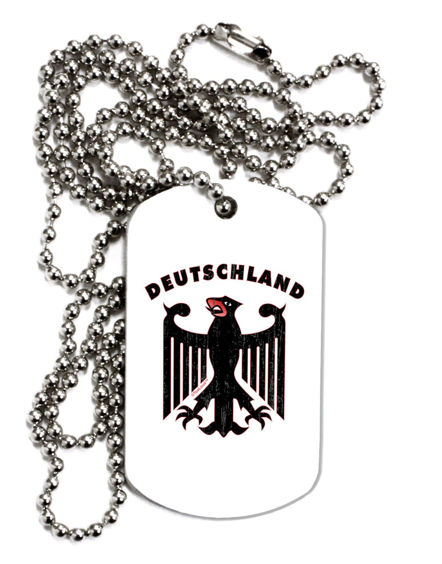 Bundeswehr Logo Deutschland Adult Dog Tag Chain Necklace-Dog Tag Necklace-TooLoud-12 Pieces-Davson Sales