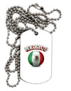 Soccer Ball Flag - Mexico Adult Dog Tag Chain Necklace-Dog Tag Necklace-TooLoud-1 Piece-Davson Sales