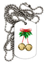 Jingle Balls Adult Dog Tag Chain Necklace-Dog Tag Necklace-TooLoud-White-Davson Sales