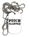 Pitch Slapped Adult Dog Tag Chain Necklace-Dog Tag Necklace-TooLoud-White-Davson Sales