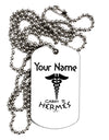 Personalized Cabin 11 Hermes Adult Dog Tag Chain Necklace by TooLoud-Dog Tag Necklace-TooLoud-White-Davson Sales