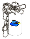 Blue Tang Fish Adult Dog Tag Chain Necklace-Dog Tag Necklace-TooLoud-12 Pieces-Davson Sales