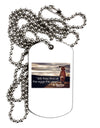 Will They Find the Eggs - Easter Bunny Adult Dog Tag Chain Necklace by TooLoud-Dog Tag Necklace-TooLoud-White-Davson Sales
