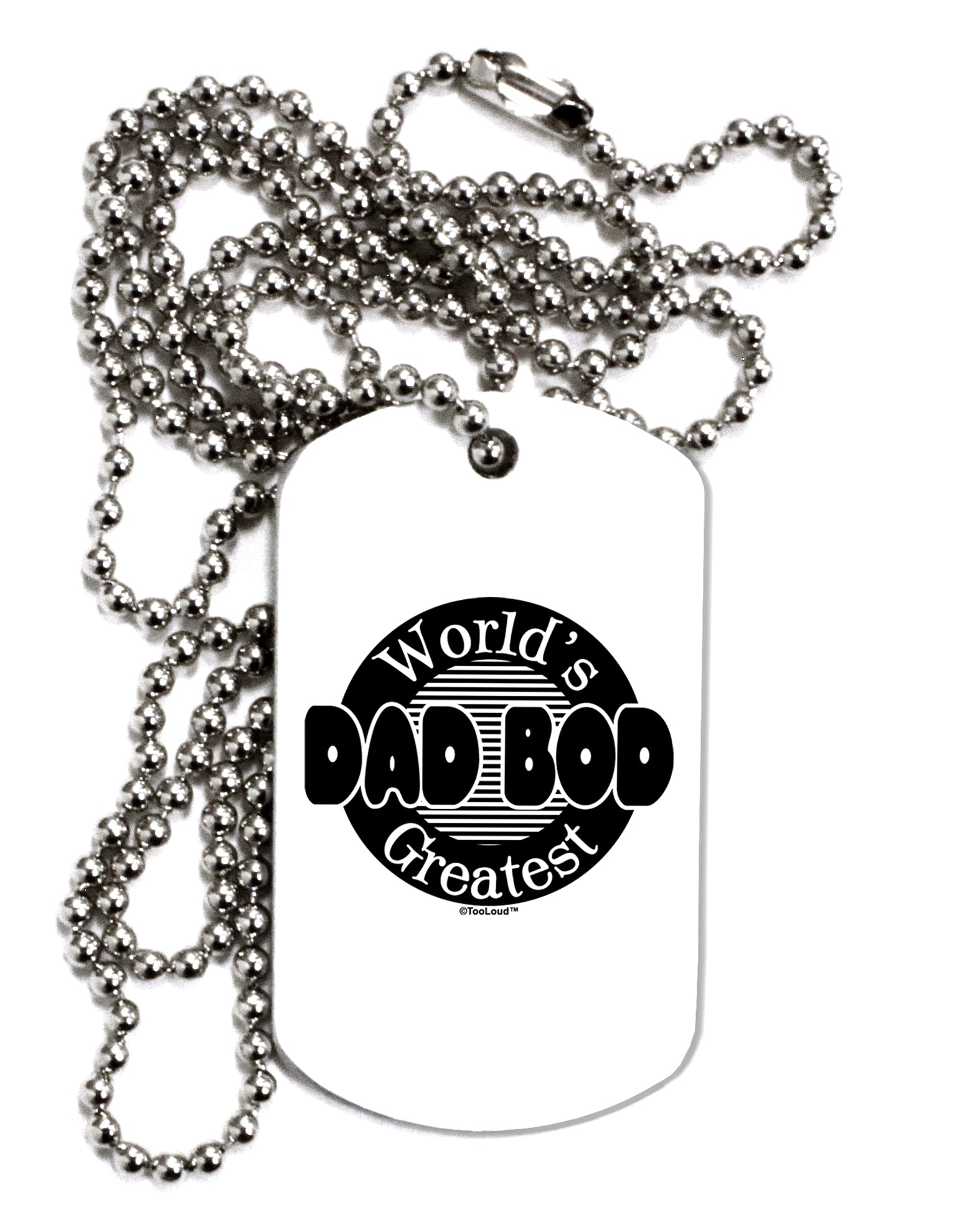I Am The Father Thick Plastic Luggage Tag by TooLoud-TooLoud-White-One Size-Davson Sales