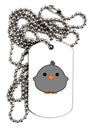 Cute Little Chick - Black Adult Dog Tag Chain Necklace by TooLoud-Dog Tag Necklace-TooLoud-White-Davson Sales