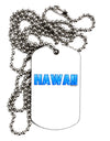 Hawaii Ocean Bubbles Adult Dog Tag Chain Necklace by TooLoud-Dog Tag Necklace-TooLoud-White-Davson Sales