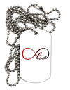 Infinite Love Adult Dog Tag Chain Necklace-Dog Tag Necklace-TooLoud-1 Piece-Davson Sales