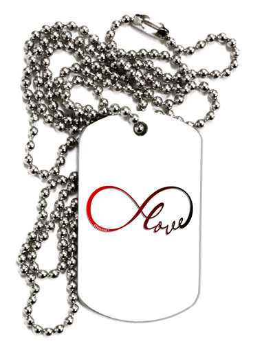 Infinite Love Adult Dog Tag Chain Necklace-Dog Tag Necklace-TooLoud-1 Piece-Davson Sales