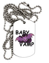 Baby Vamp Adult Dog Tag Chain Necklace by TooLoud-Dog Tag Necklace-TooLoud-1 Piece-Davson Sales