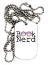 Book Nerd Adult Dog Tag Chain Necklace-Dog Tag Necklace-TooLoud-12 Pieces-Davson Sales